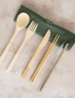 Bamboo Cutlery Wrap