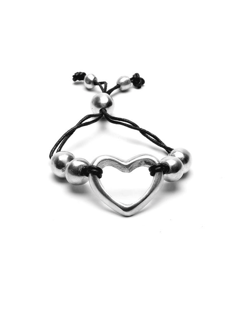 Cord Heart Bracelet