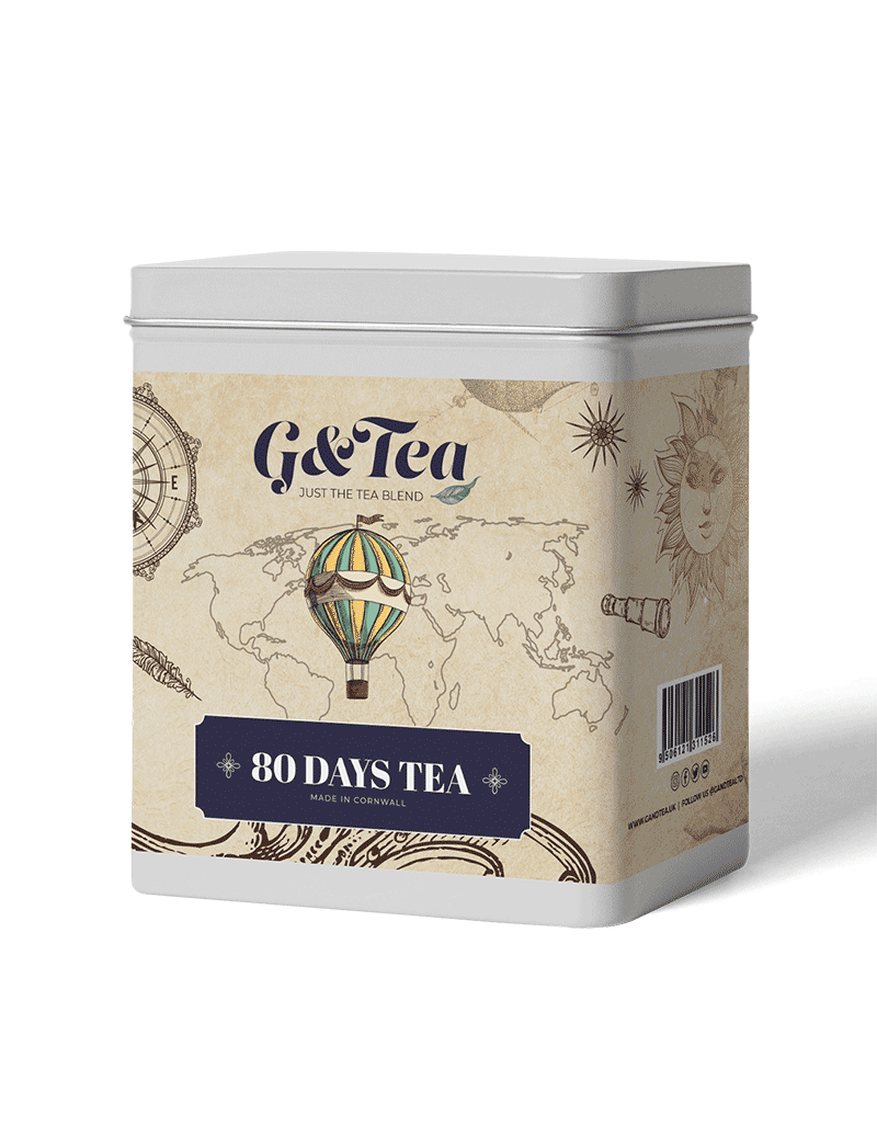 G & Tea 80 days Tea Caddy